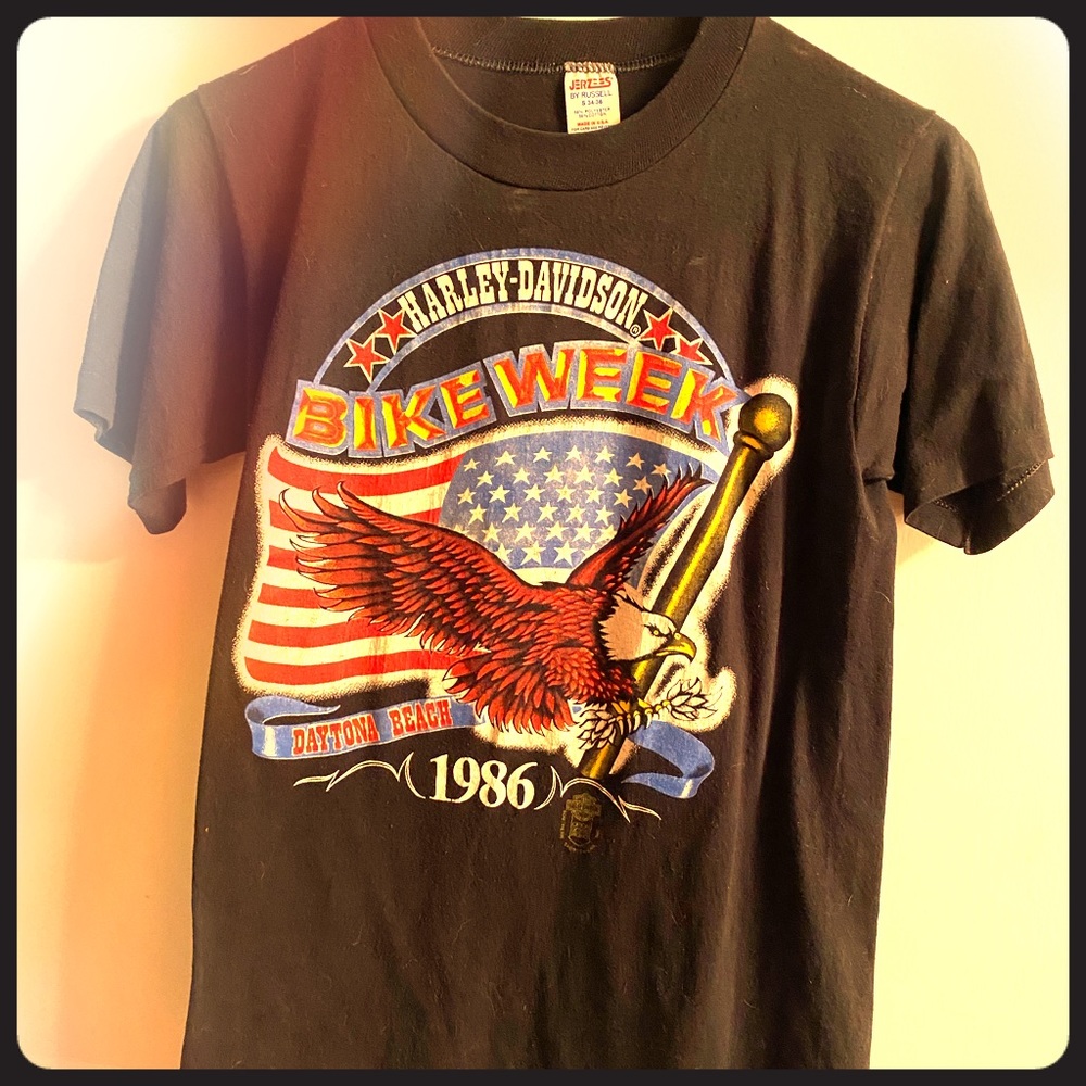 Vintage Harley Davidson Bike Week Tee Motorcycle Biker